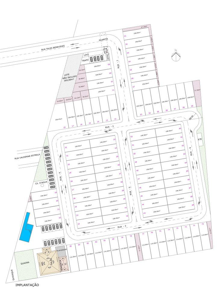 projeto condomínio Jardins